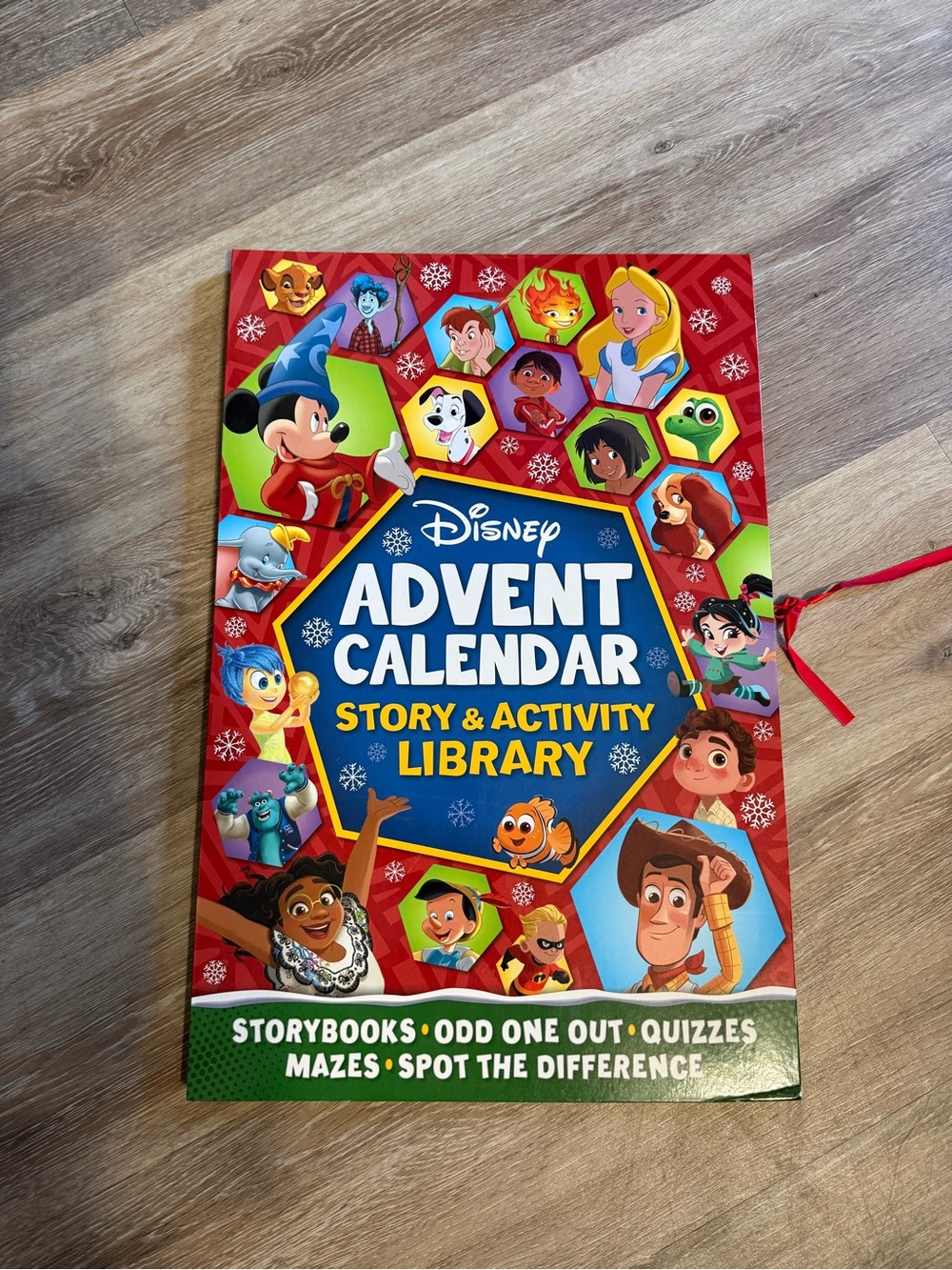 Disney Red & Blue Advent Calendar Story & Activity Library